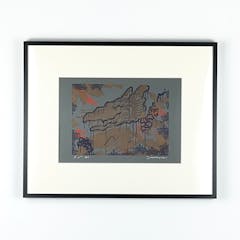 「犬の匂い」額装込